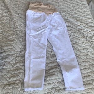 Joes icon skinny maternity denim in white